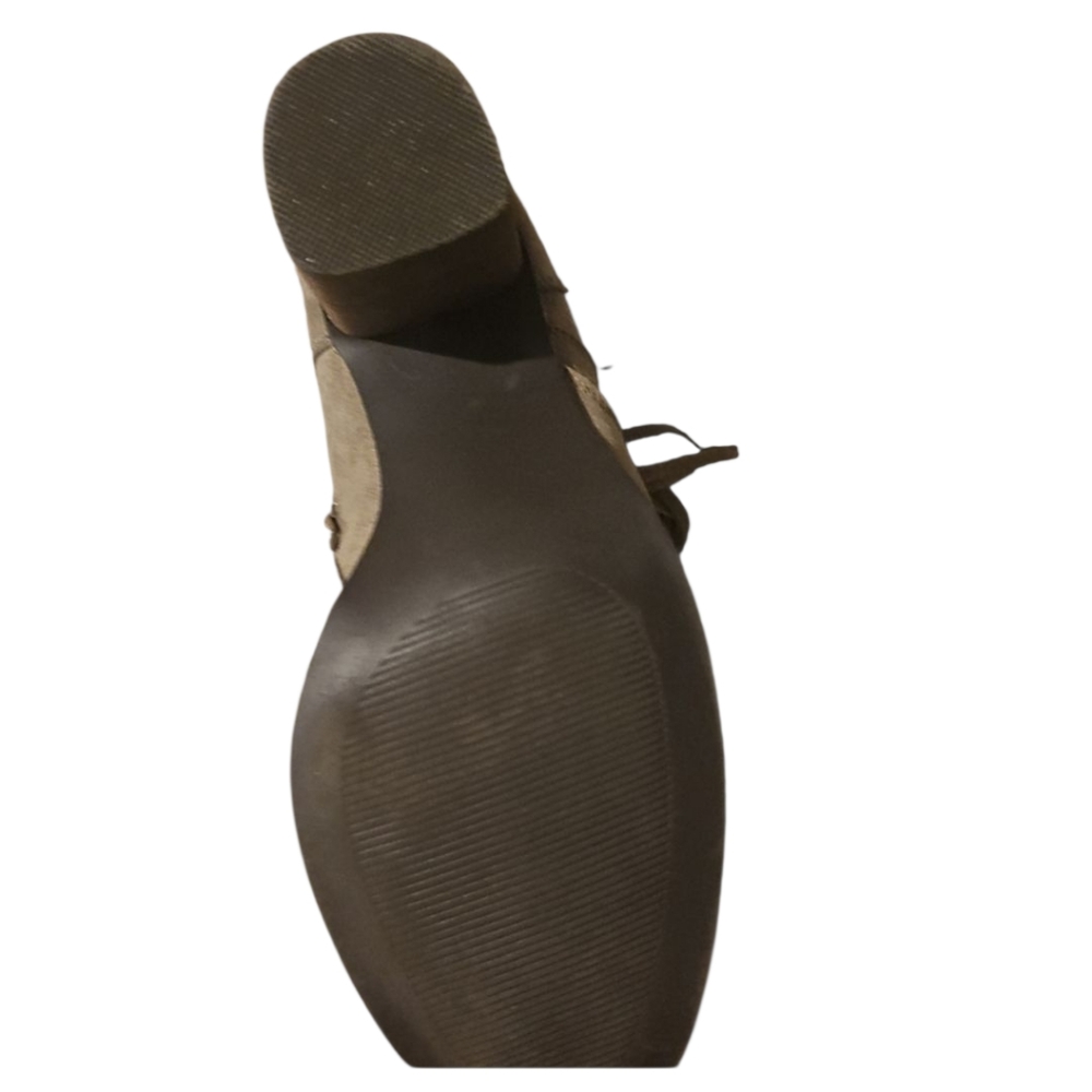 Fringe Ankle Boots - Tan - Picture 7 of 7